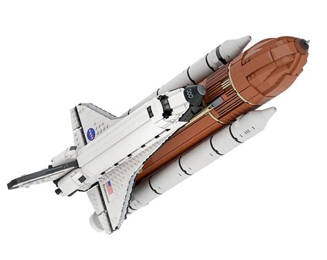 Lego Moc Space Shuttle 1110 Scale By Kingsknight Rebrickable
