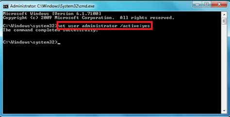 Enable Administrator Account In Windows 7