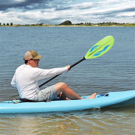 Propel Paddle Gear Fiberglass Kayak Paddle 81 Green And Blue Walmart