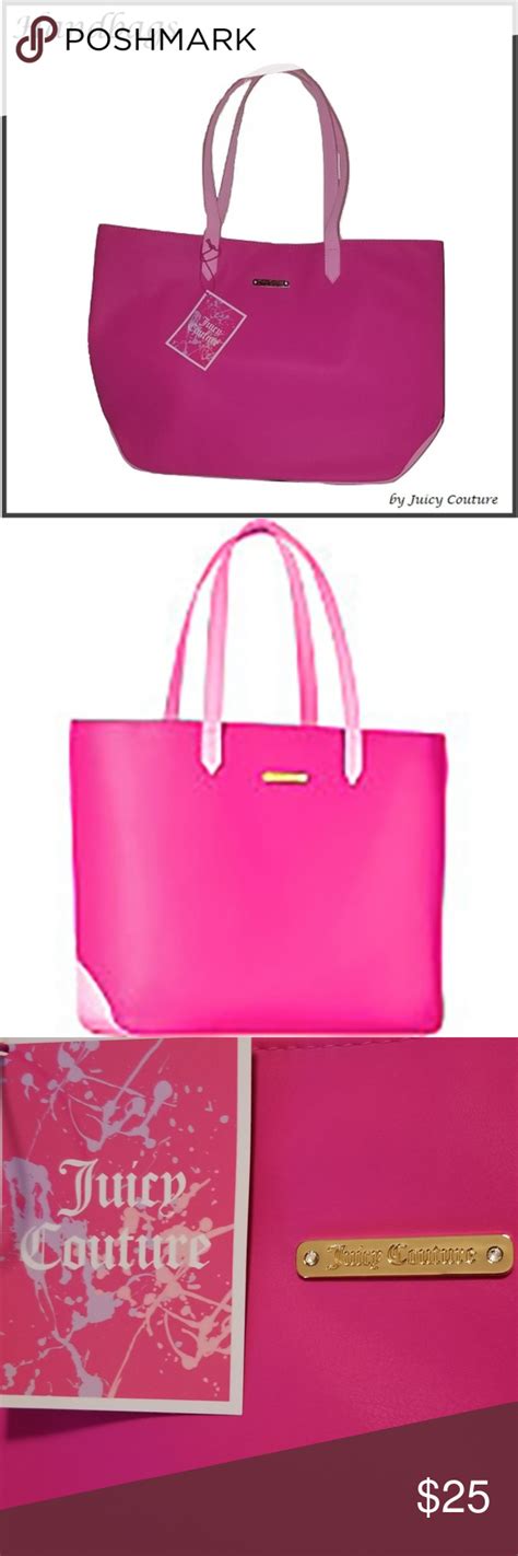 Pink Tote Bag By Juicy Couture Pink Tote Bags Pink Tote Juicy