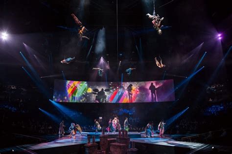 The Beatles Love By Cirque Du Soleil Technical Information For The Most Extravagant Immersive