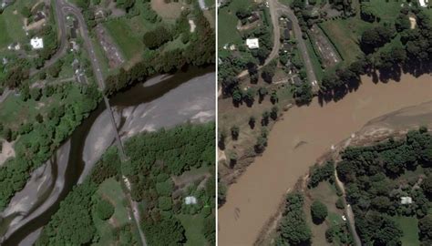 Before And After Photos Show Sheer Scale Of Cyclone Gabrielles Impact