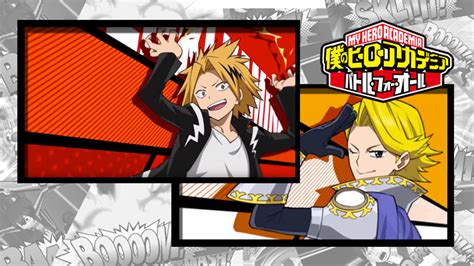 My Hero Academia Battle For All Website Previews Denki And Yuuga In