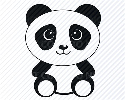 Panda Vector Art At Vectorified Com Collection Of Panda Vector Art