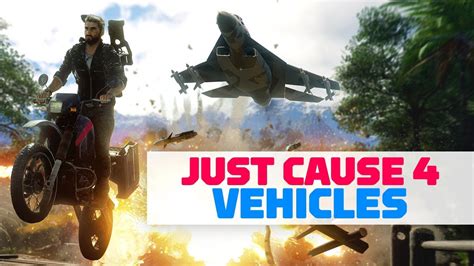 Every Vehicle In Just Cause 4 Youtube