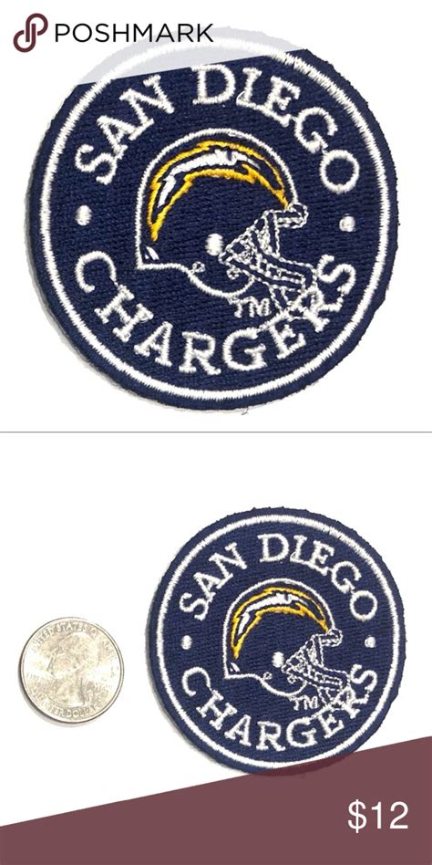 San Diego Chargers Patch Iron On Vintage Football Vintage Football