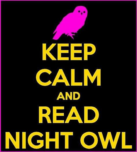 Red Cheeks Reads Night Owl Reading Owl