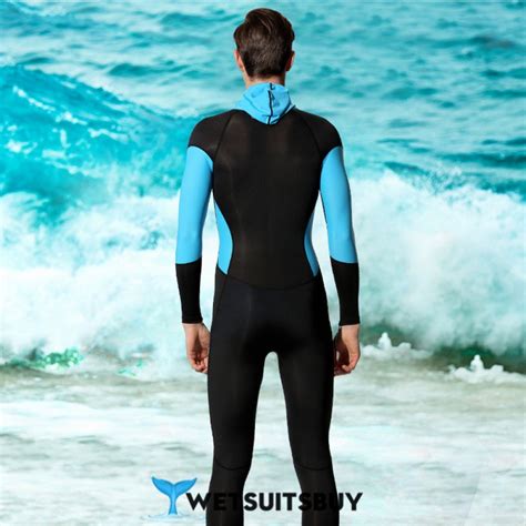 Men Hooded Wetsuit Quick Dry Rash Guard Surfing Diving Jumpsuit