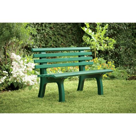 Plow And Hearth Resin Park Bench And Reviews Wayfair