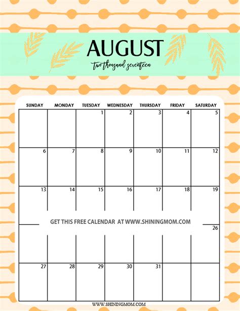 August Clipart Cute August Cute Transparent Free For Download On