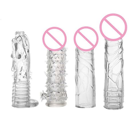 2017 Flexible Silicone Spike Condom Reusable Quality Type Permanent