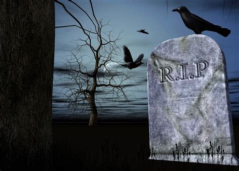 Tombstone Crow Graveyard Free Photo On Pixabay Pixabay