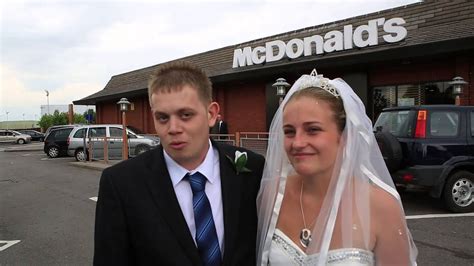 Newly Married Couple Enjoy Wedding Recepetion In Mcdonalds Youtube