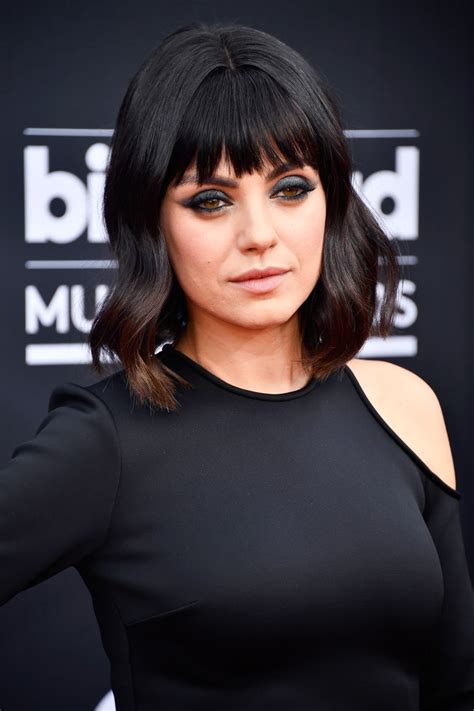 Mila Kunis Debuts Blunt Bangs At 2018 Billboard Music Awards Allure