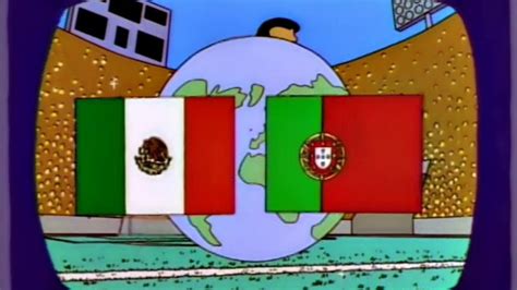Simpsons Fans Dream Of A Mexico And Portugal World Cup Final Mashable