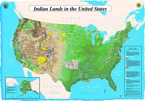 Map Of Indian Lands In Us