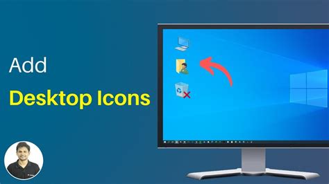 How To Add Desktop Icons On Windows 10 Youtube Gambaran