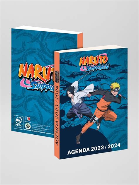 Softcover Agenda Naruto 2023 2024 Blauw Kiabi 800€