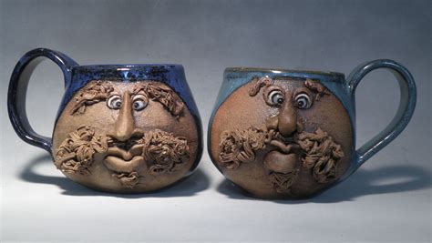 Face Mugs Face Mug Mugs Pottery