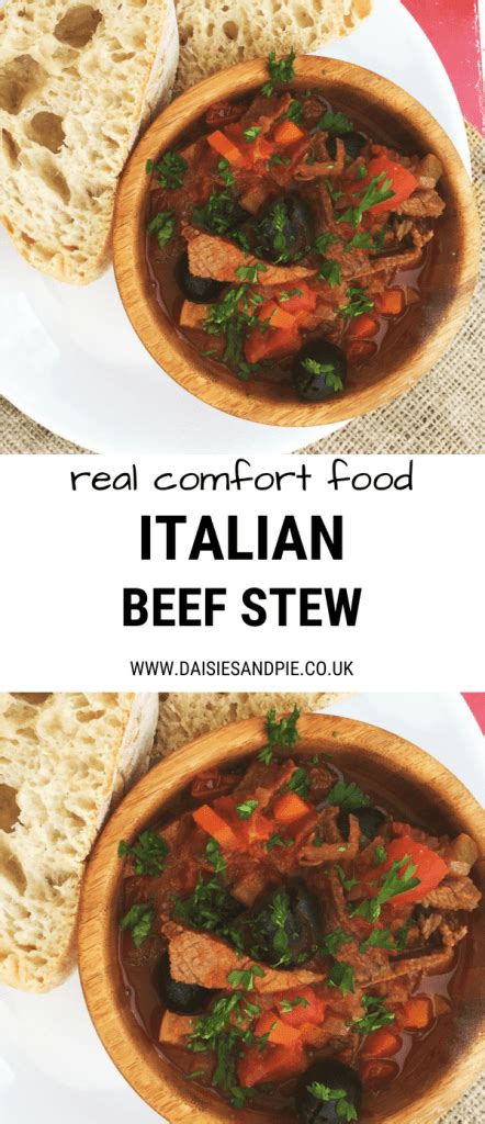 Italian Style Beef Stew Recipe Italian Beef Recipes