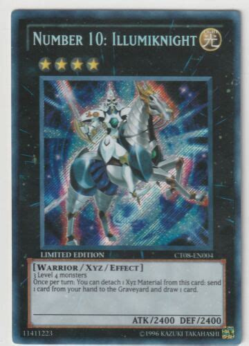 Yu Gi Oh 2011 Collectible Tin Ct08 En004 Limited Ed Number 10