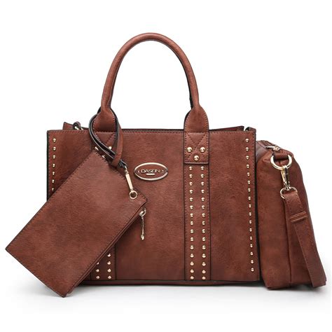 Dasein Women Vegan Leather Handbags Fashion Satchel Bags Shoulder ...