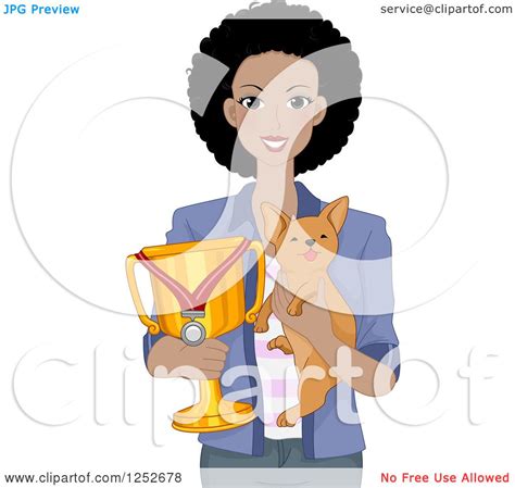 Clipart Of A Proud African American Woman Holding Her