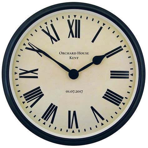 Personalised Luxury Smiths Large Station Clock 50cm Personalised Clocks