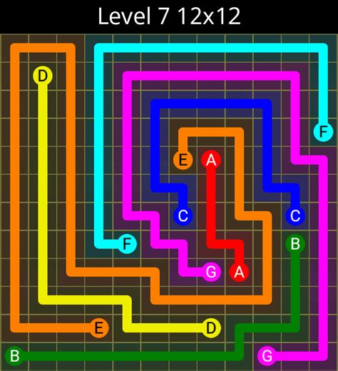 Puzzle Game Solutions FLOW EXTREME PACK 2 LEVELS 121 150 12x12