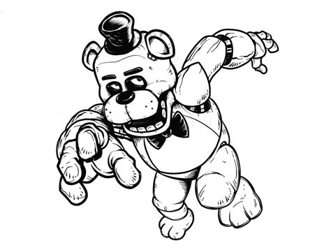 Grande Fnaf Para Colorir Imprimir E Desenhar Colorir Me