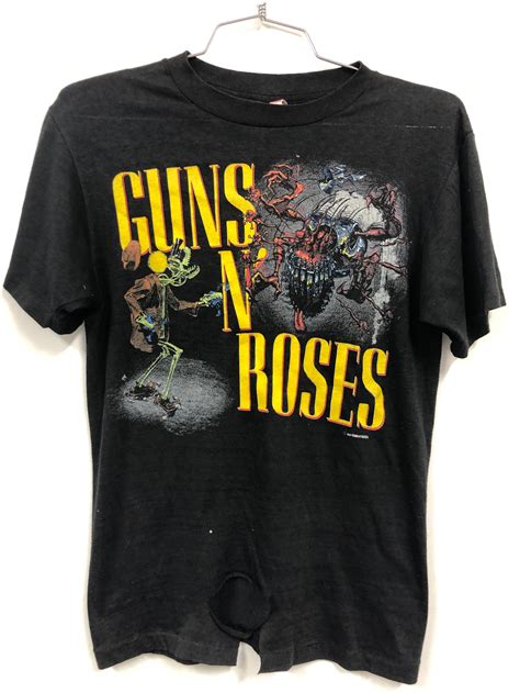 True Vintage Guns N Roses Tshirt 1987 Appetite For Etsy