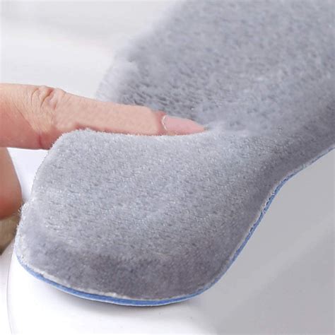1 Pair Toilet Seat Cushionadult Pad Cover Padded Thick Warm Soft Fuzzy