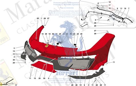 Find the best ferrari 488 for sale near you. 140 - Front Bumper parts diagram for Ferrari 488 Pista Spider | Maranello Classic Parts