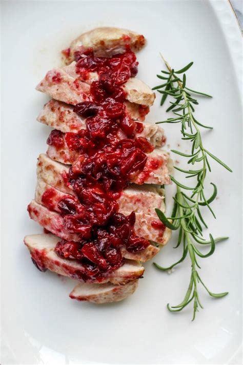 Baked Turkey Tenderloin With Cranberry Glaze Savoring Italy