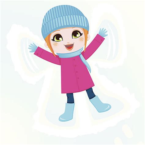 Best Snow Angel Illustrations Royalty Free Vector Graphics And Clip Art