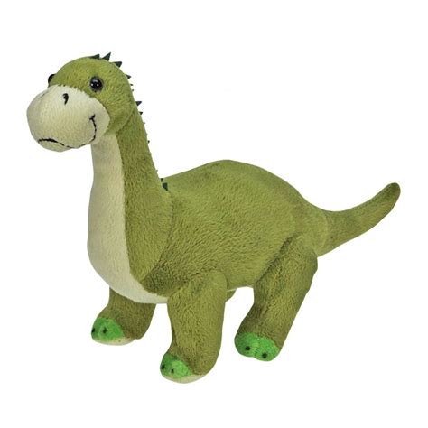 Plush Green Brontosaurus Good Cuddly Soft Toy Dinosaur Stuffed Animal