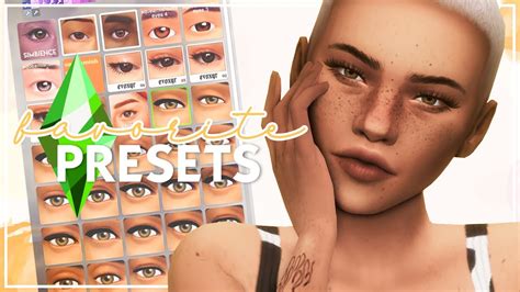 My Favorite Cas Presets Links Included The Sims Custom Content
