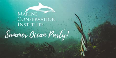 Dive Into The Marine Conservation Institute Summer Ocean Party