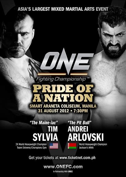 One FC Pride Of A Nation MMA Rocks