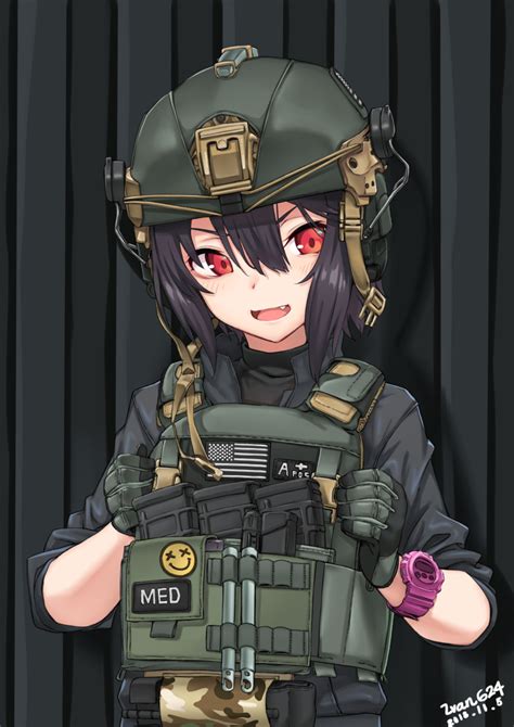 Pin On Military Anime