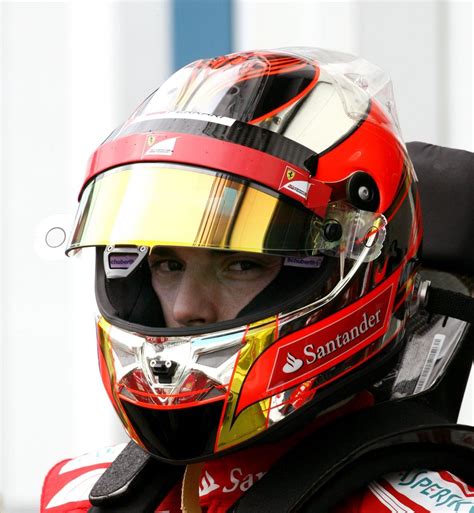 Helmet Design Of Test Driver Jules Bianchi Scuderia Ferrari From 2012