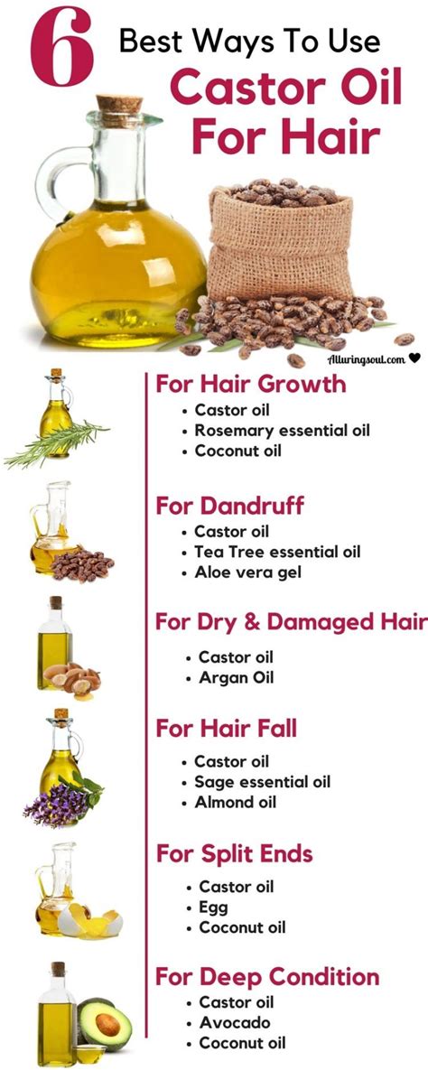 Castor oil encourage hair growth and nourishes hair efficiently. castor oil for hair | Castor oil for hair, Hair growth ...