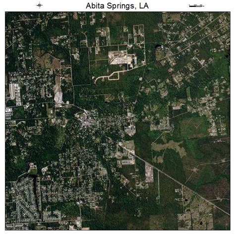 Aerial Photography Map Of Abita Springs La Louisiana