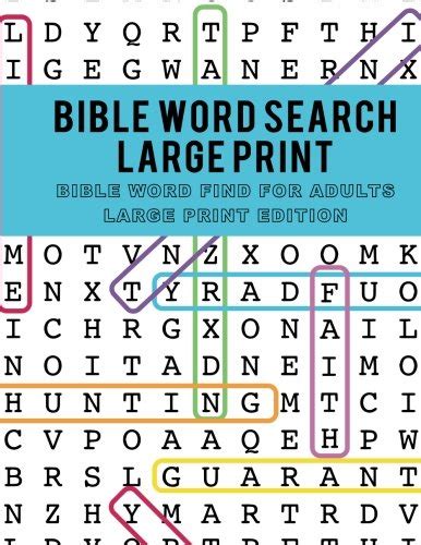 Download Now Bible Word Search Large Print Bible Word Find For Adults