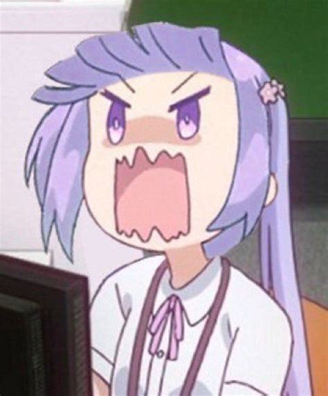 Pin By Animesayori On Crazy Anime Expressions Anime Meme Face