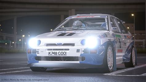 Assetto Corsaフォードエスコート MK5 グループA GrA Ford Escort V アセットコルサ car mod