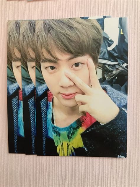 Bts Seok Jin Lovelysweetadorable Photo Cards For Etsy