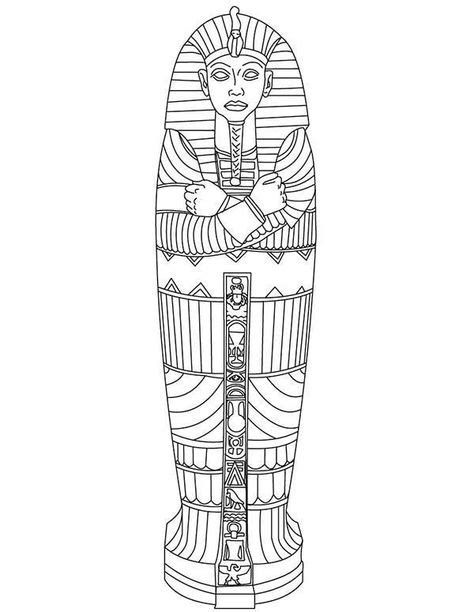 printable sarcophagus coloring pages    images ancient egypt art ancient egypt