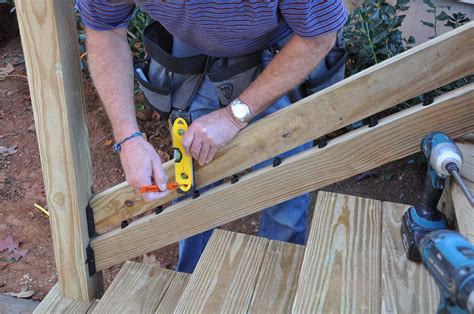 Step By Step Instructions For How To Install Deck Stair Railings Learn About The Code