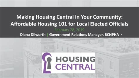 Affordable Housing 101 For Elected Officials Non Profit Housing